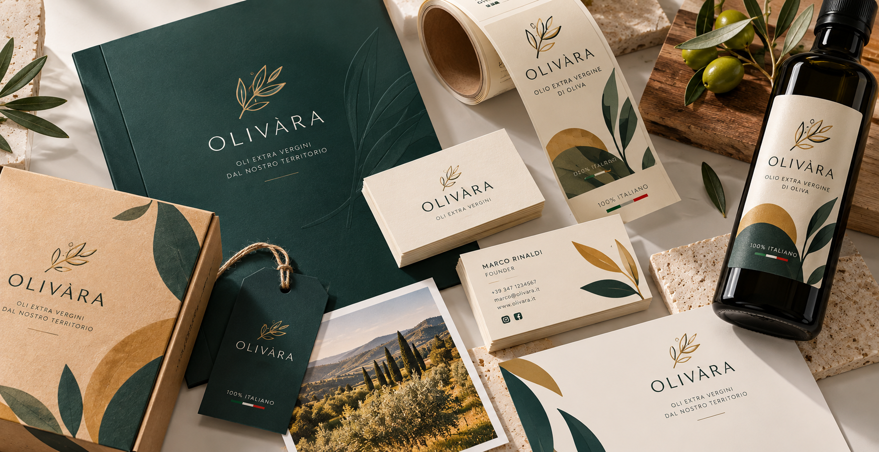 Progetto di brand identity e identità visiva