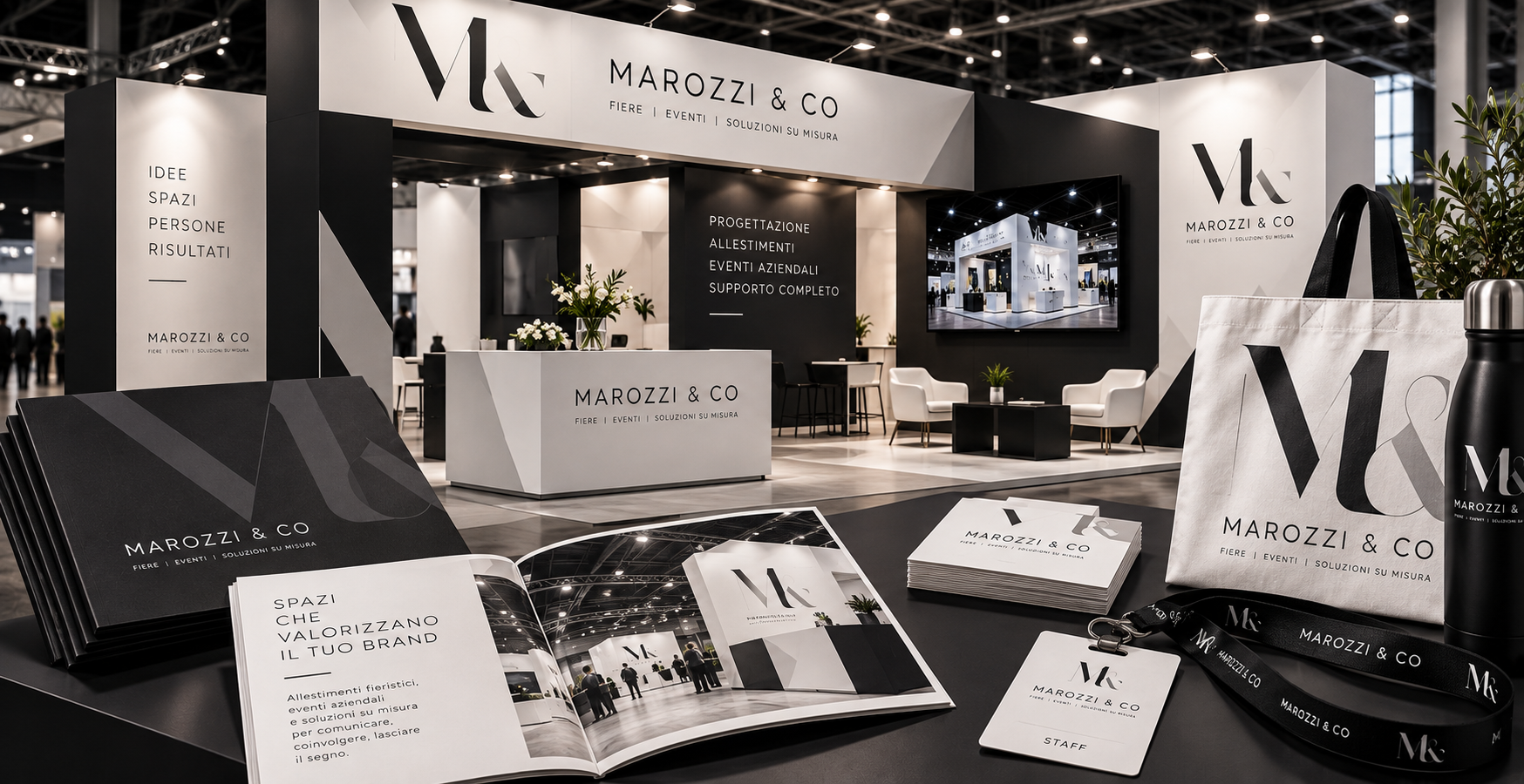 Allestimento fieristico aziendale Marozzi & Co